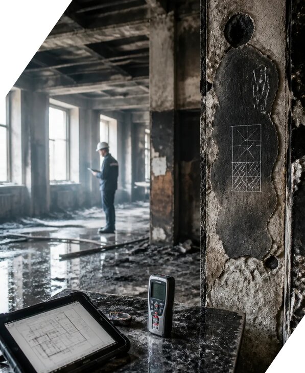 Обследование зданий после пожара в Кашире от 15621 р. | ЭкспертизаРоссия