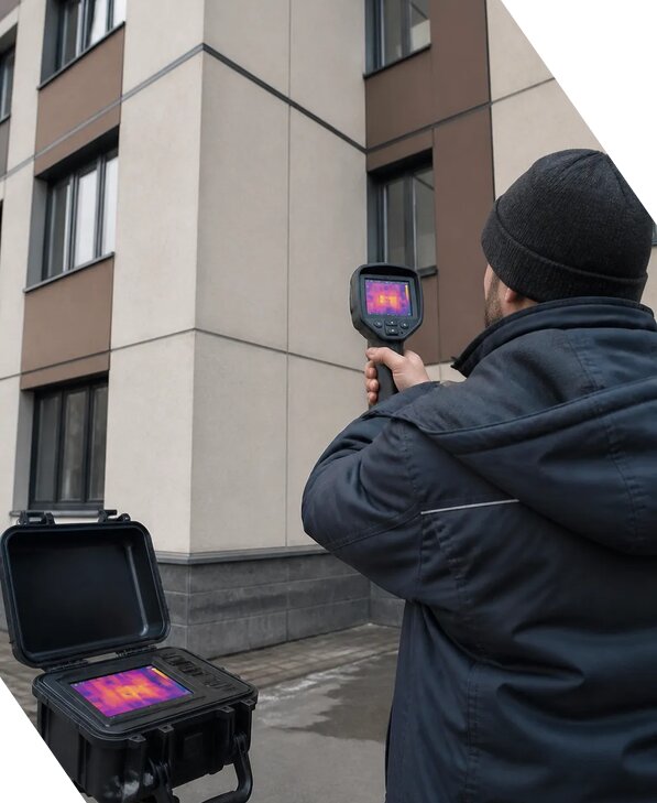 Тепловизионное обследование зданий и сооружений в Кашире